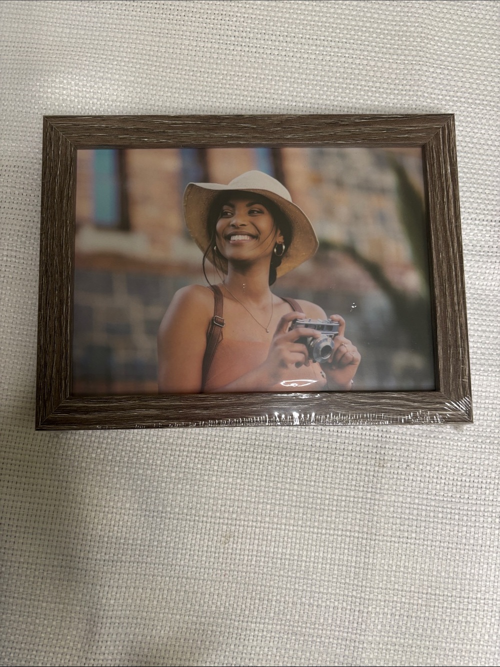 Classic Brown Wood Photo Frame - Home Wall Decor 5X7 NEW